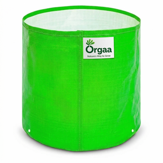 Orgaa HDPE Grow Bags 12x12 Inch (260 GSM) | Heavy Duty Plant Pots for Terrace Gardening